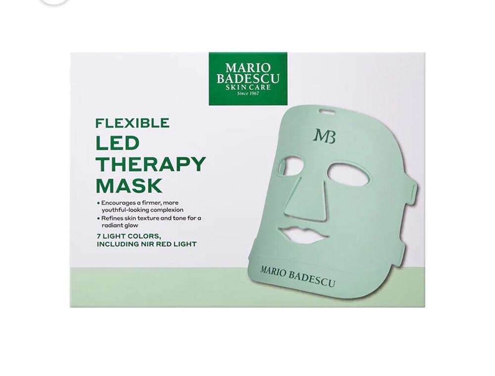 New Mario Badescu Flexible LED Light Therapy Facial Mask with 62 LED Lights